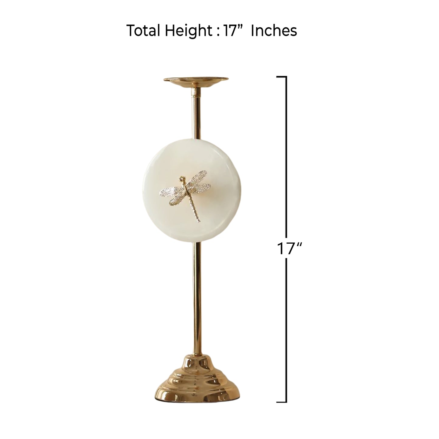 Marmor Dragonfly Candle Holders (Set of 3)