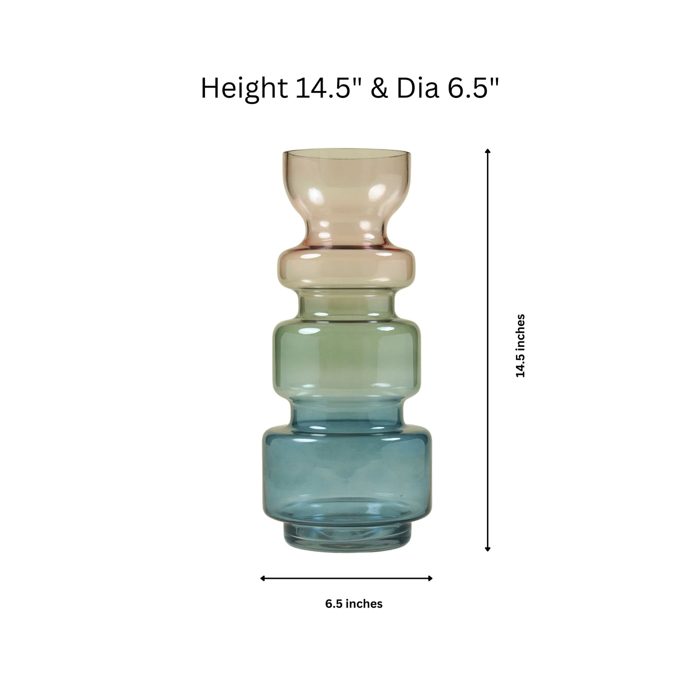 Dux living room Glass vase (Large)