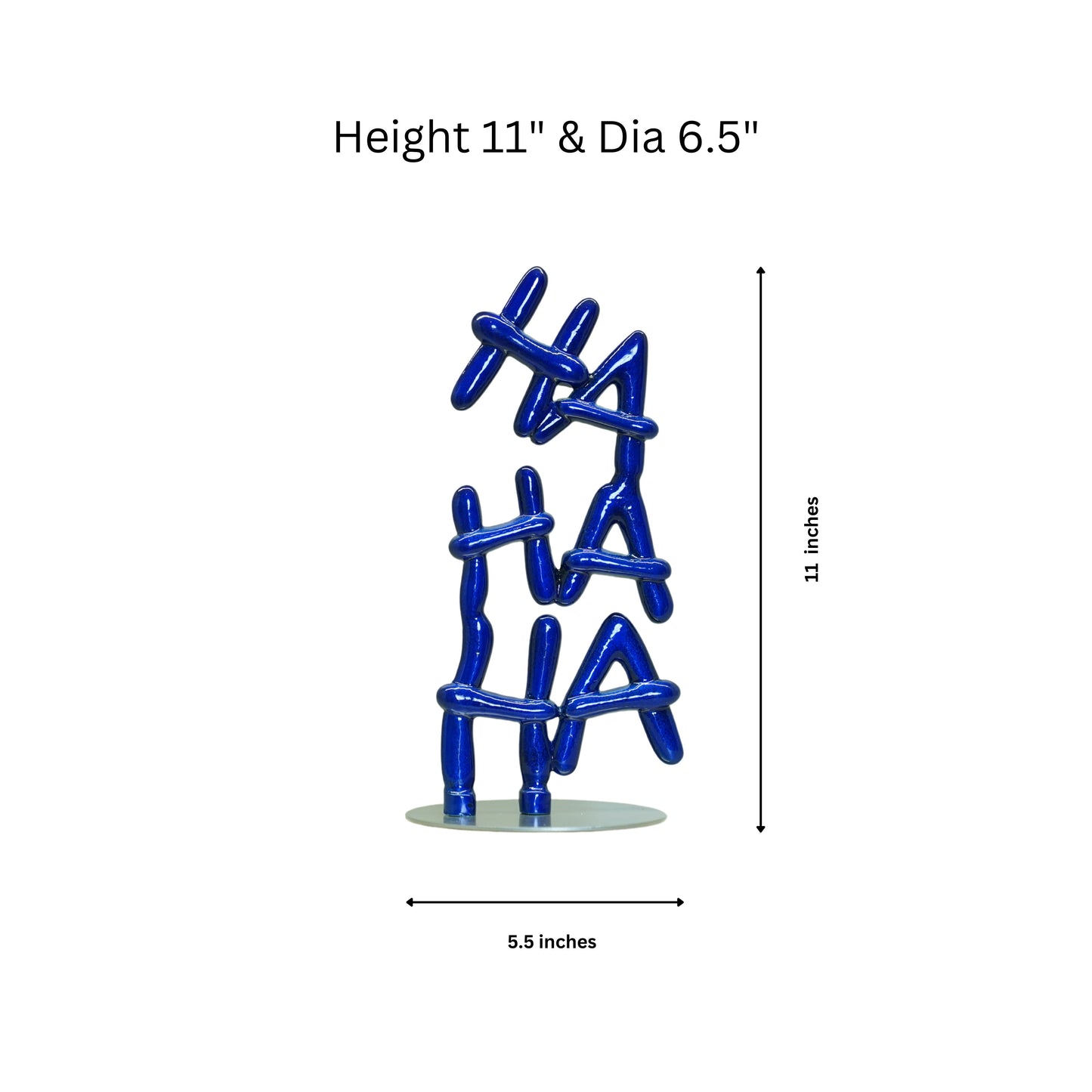 Living Room Playful Sculpture (Blue)