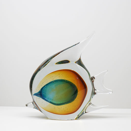 Handblown Fish Glass Sculpture