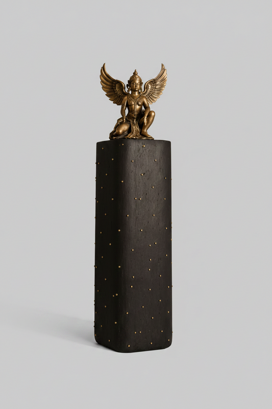 Heritage Garuda Ascension Sculpture (Black)