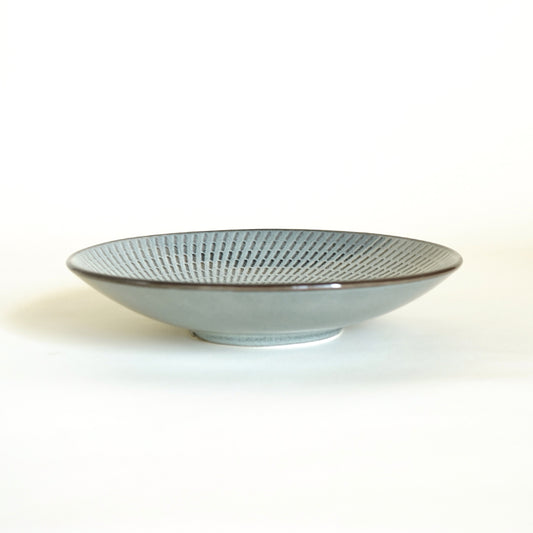 Mangata Grey Ceramic Serving Bowl (Set of 2)