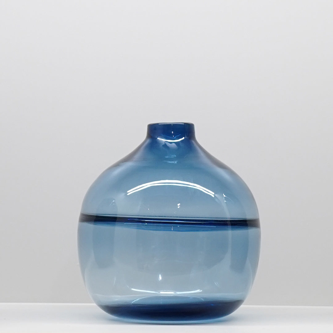 Animus Blue Glass Vase (Small)