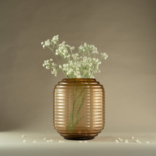 Solis Golden Glass Vase (Large)