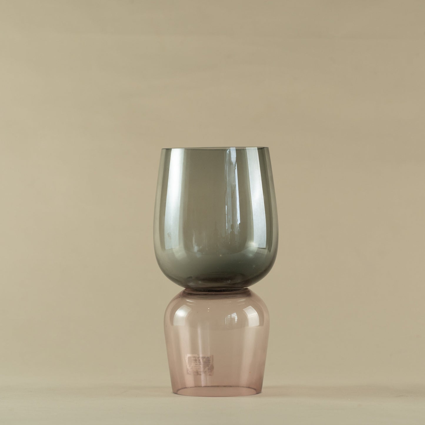 Dominus Smokey Pink Glass Vase
