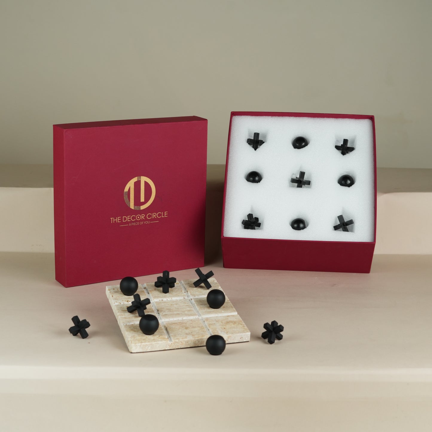 Traventino Tic Tac Board