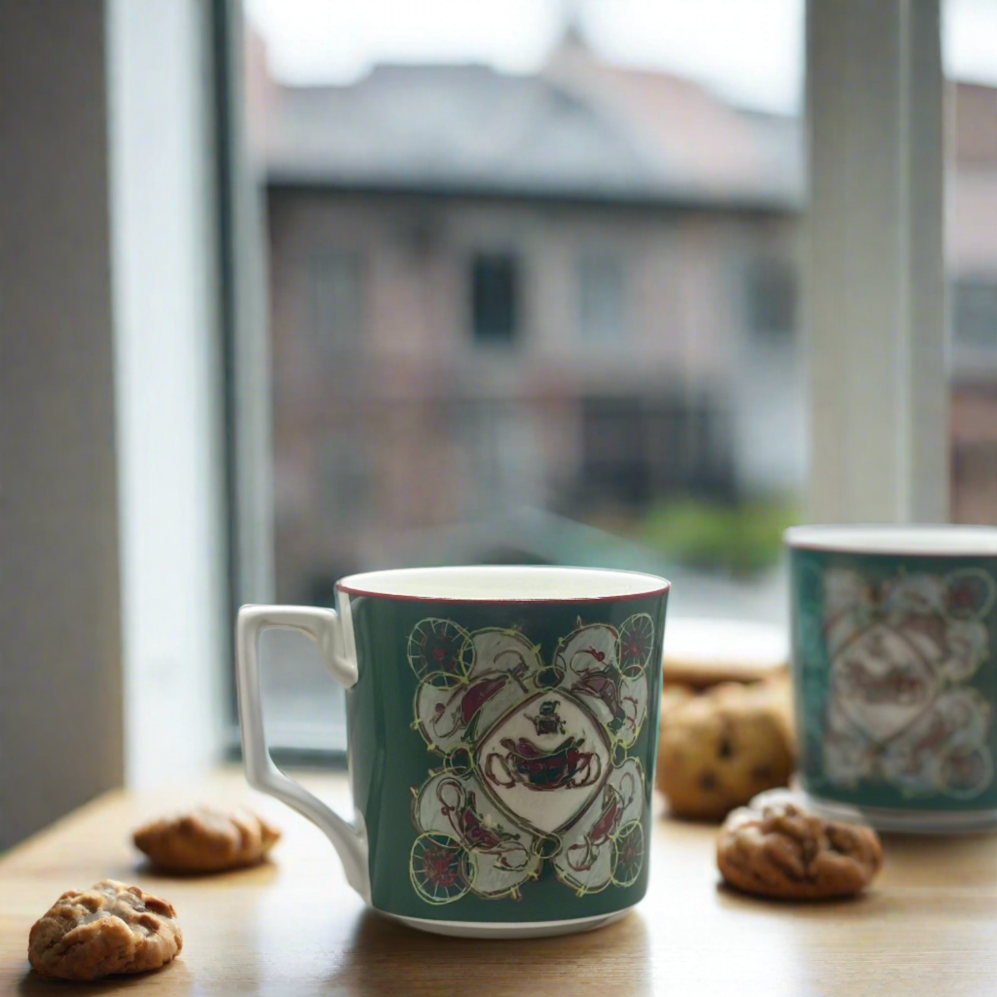 Christmas Coffee Bone china Cup