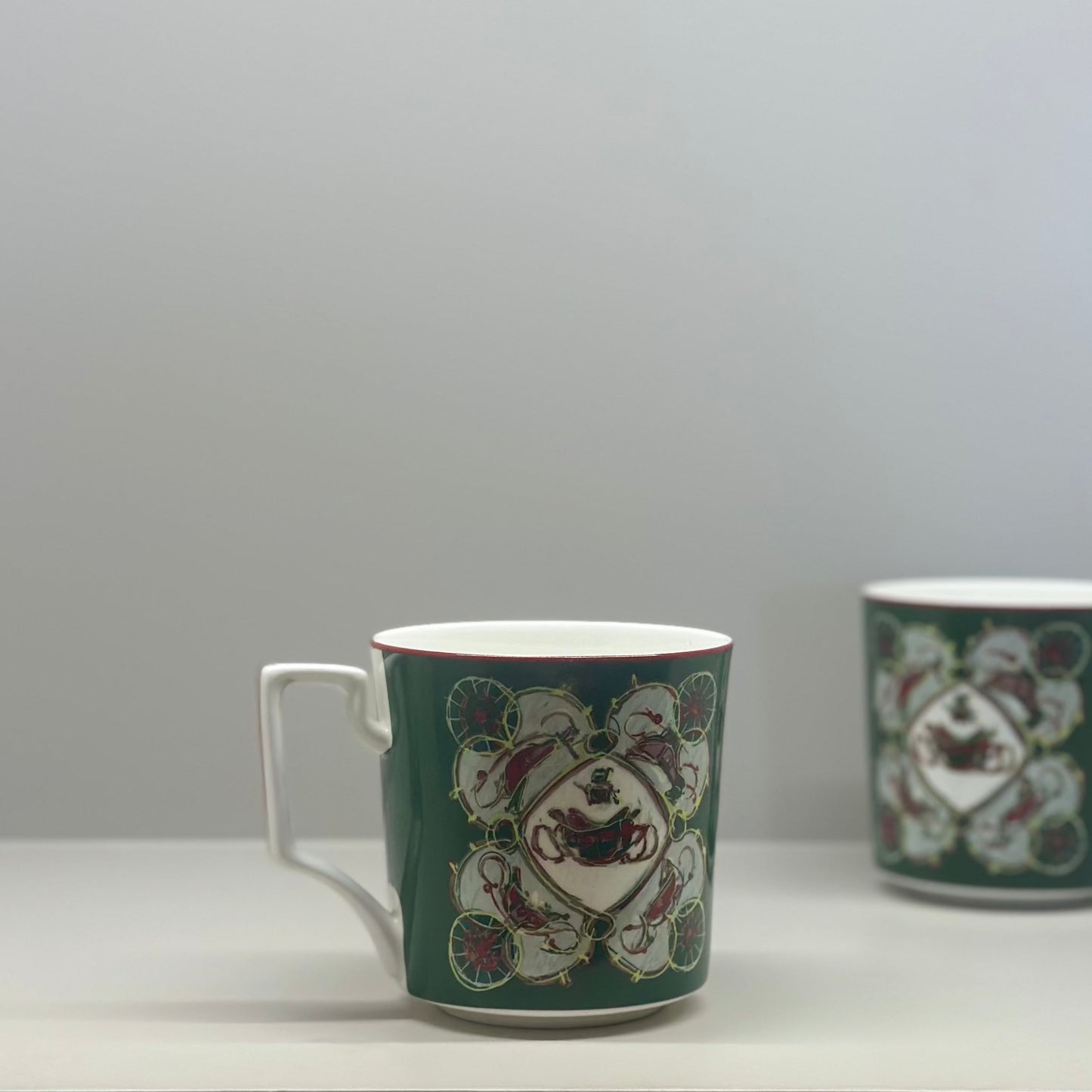 Christmas Coffee Bone china Cup