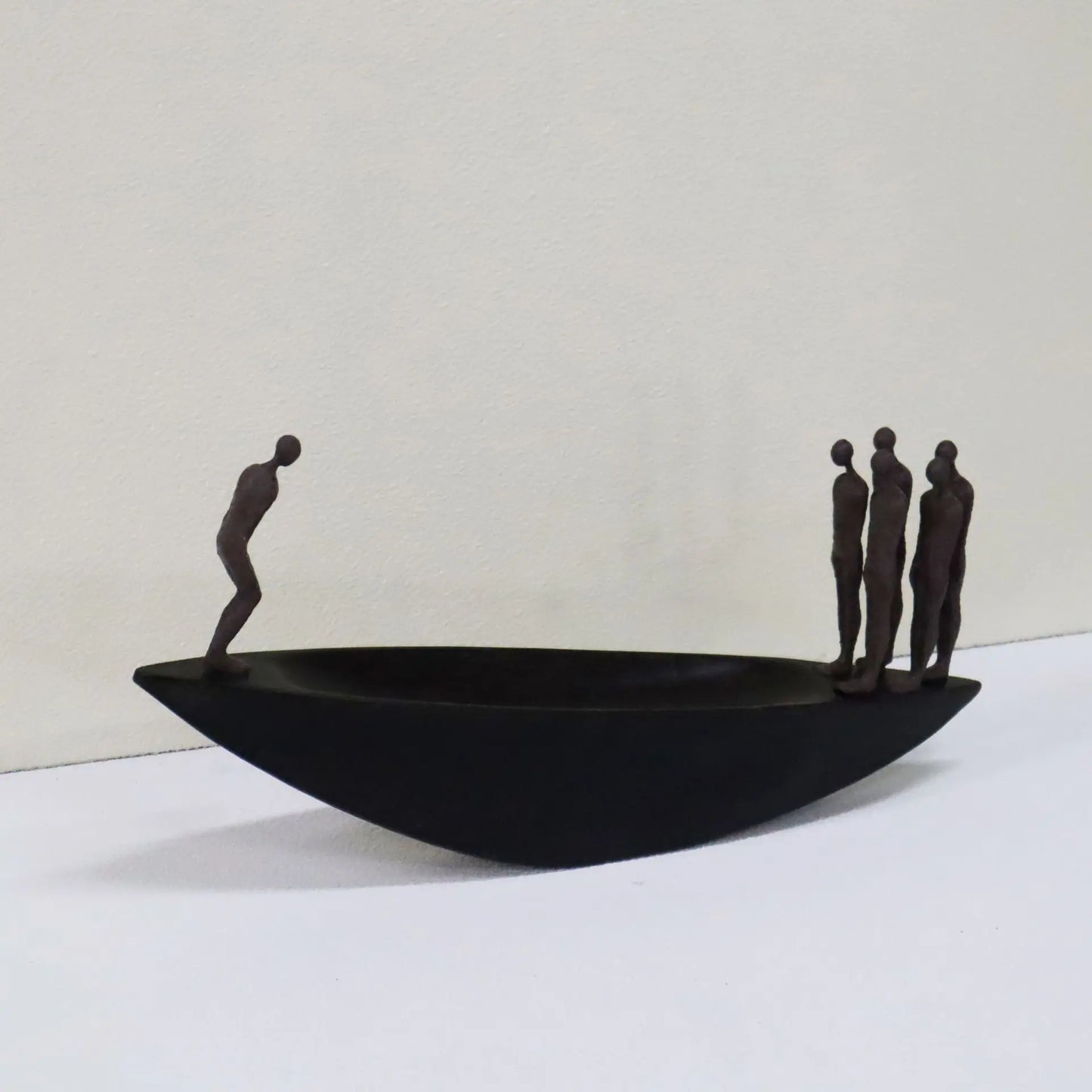 Savious Boat Men Sculpture For Living Room