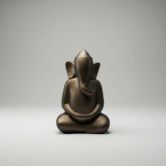 Ganesha Golden Large Statue for Entrances