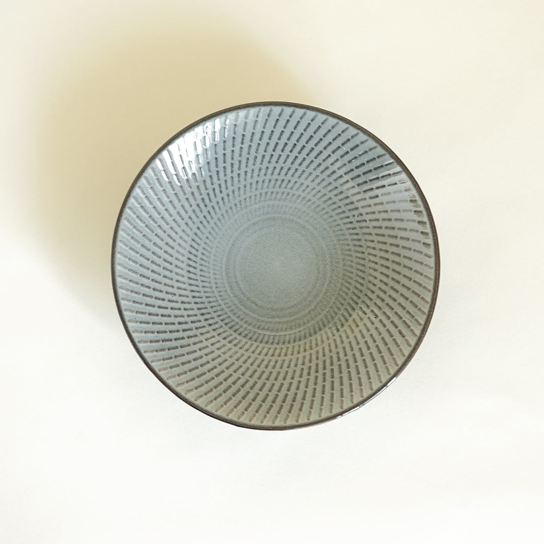 Mangata Grey Ceramic Pasta Bowl