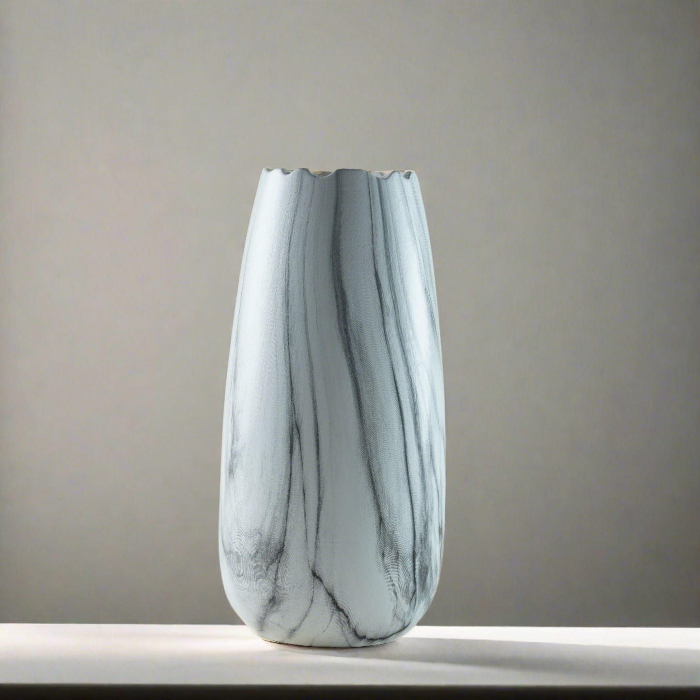 Marmor Marble White Vase (Large)
