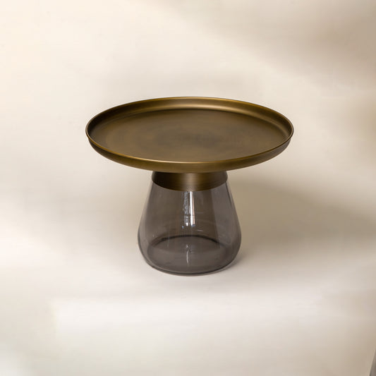 Speculo Black Glass Coffee Table (24 Inches)