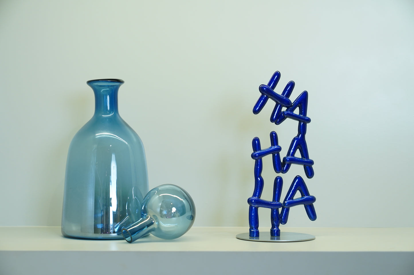 Living Room Playful Sculpture (Blue)