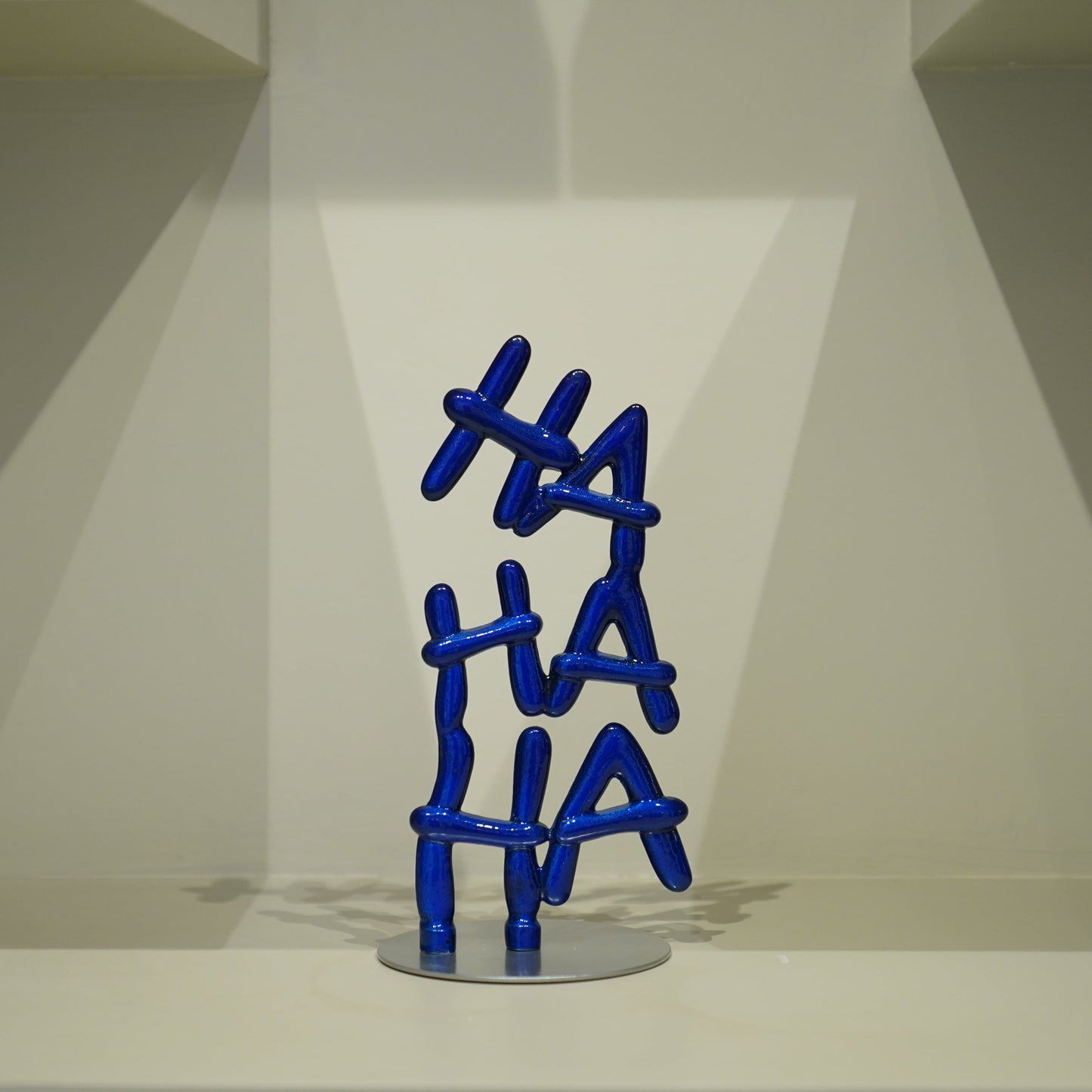 Living Room Playful Sculpture (Blue)