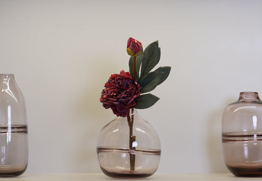 Animus Pink Glass Vase (Small)