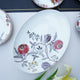 Red marigold Bone china Oval platter