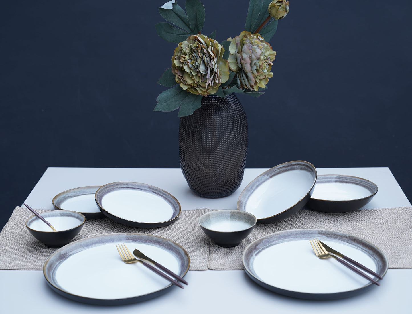 Marmor Earthy White Ceramic Side Plate
