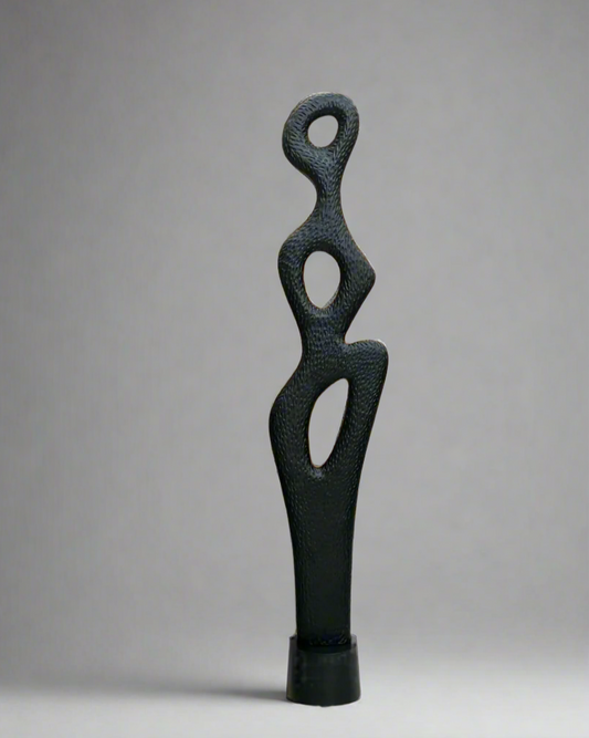 Aman Metal Abstract Sculpture for Living Room (5 Feet)