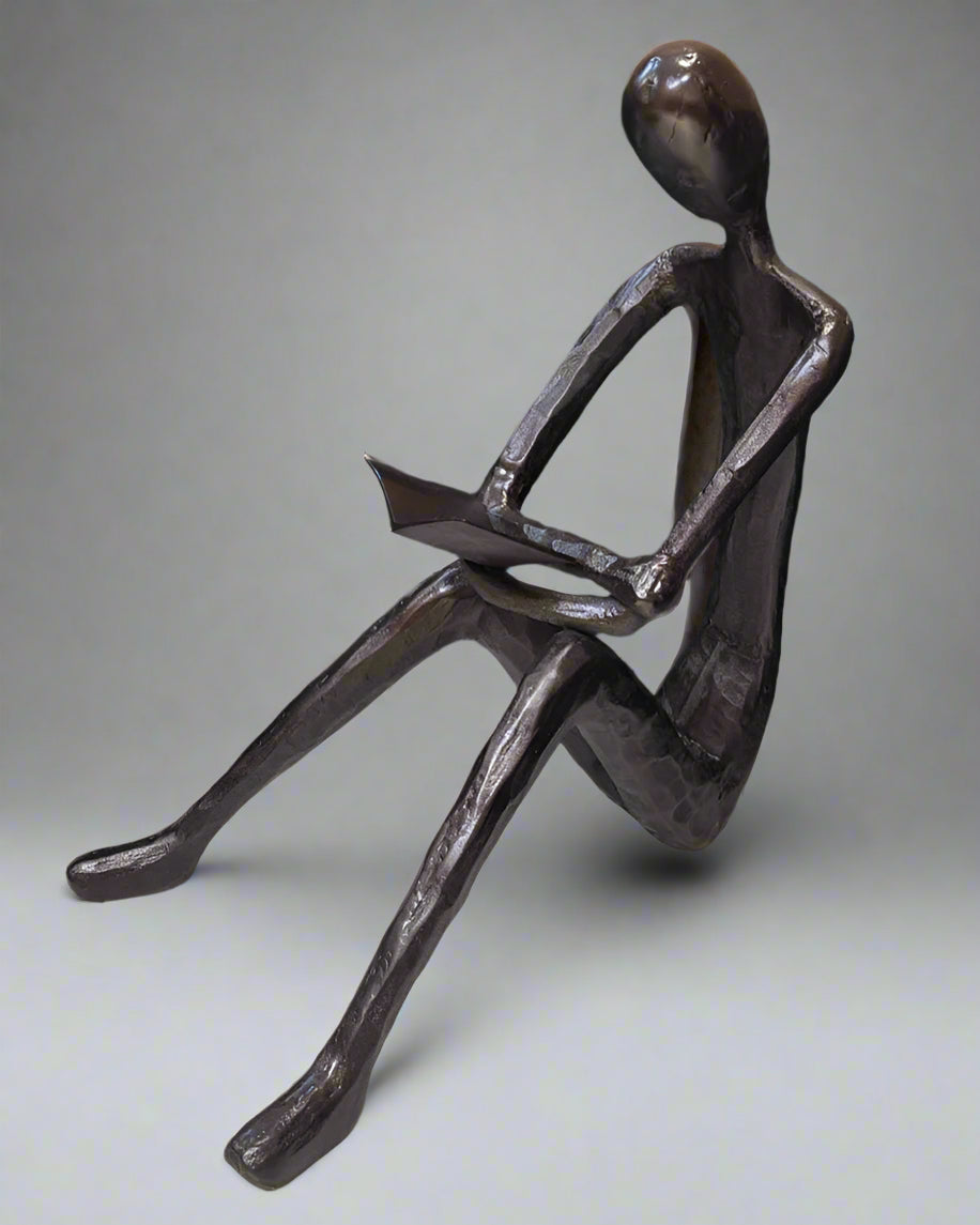 Curious Man Garden Sculpture ( 3 feet)