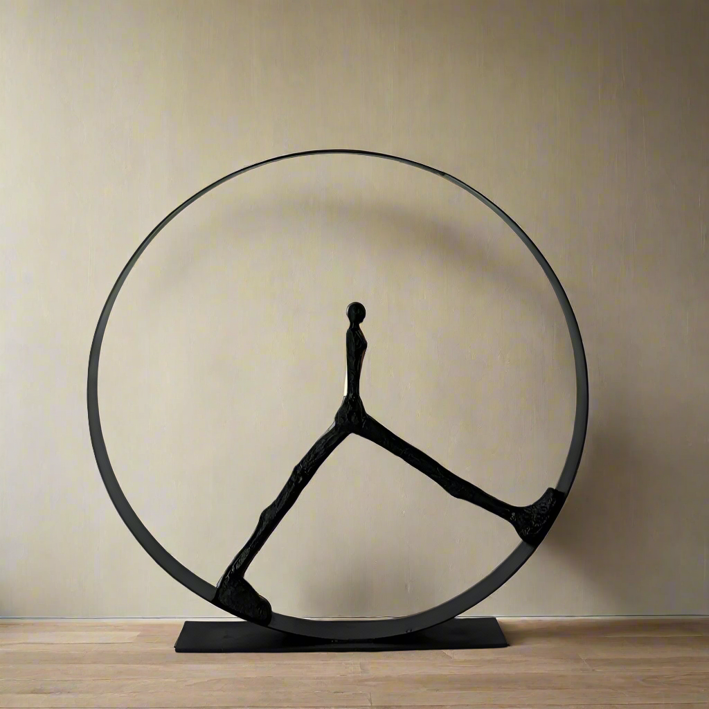 Helix Man Metal Sculpture (3 Feet)