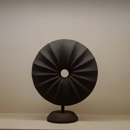 Wabi Sabi Wooden Black Showpiece (12 inches)