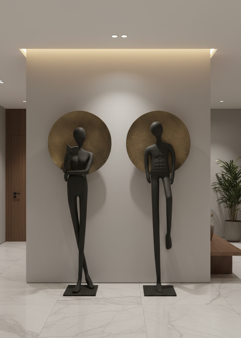 Arcanum Woman sculpture with Dome (5 feet)