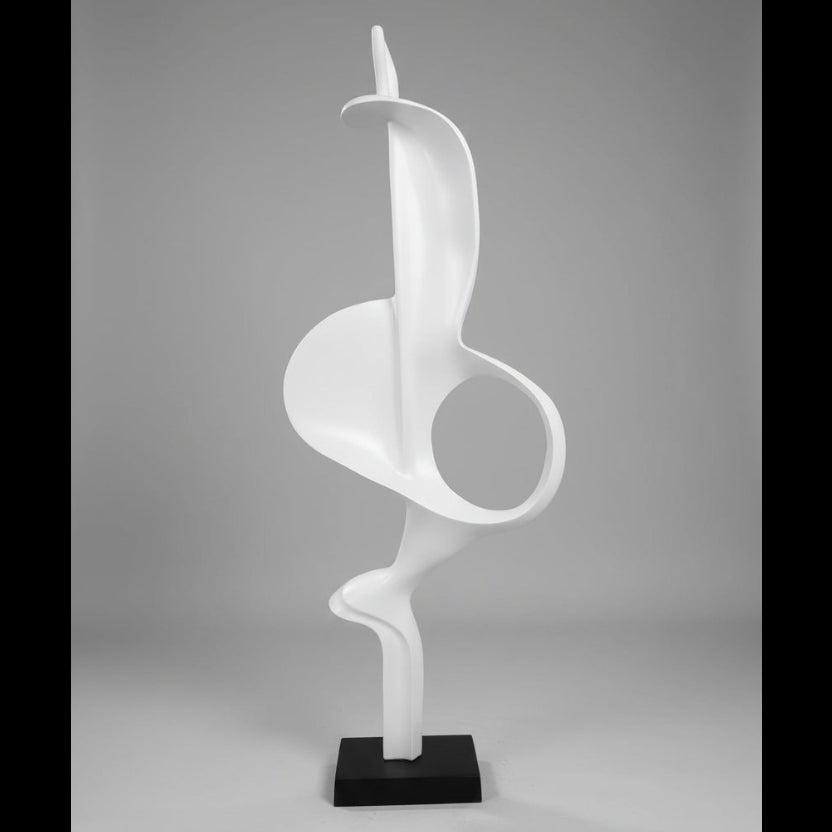 Indomitus Living Room Large White Sculpture