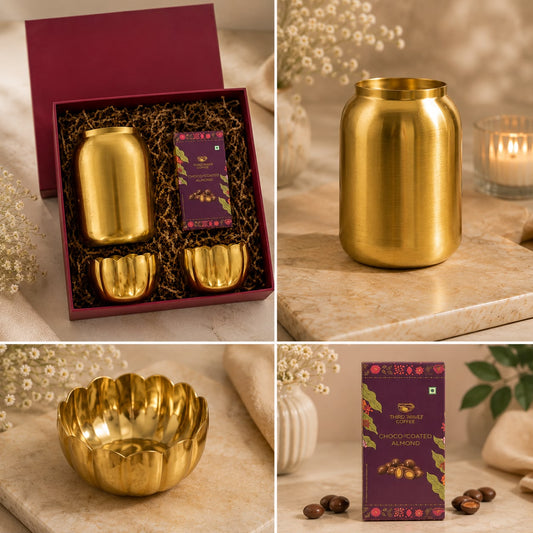 Diwali Vase Tea-light Hamper Box