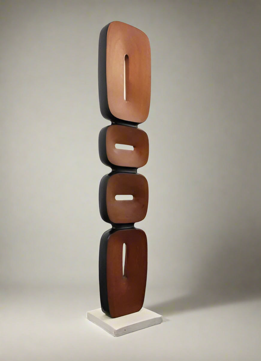 Wabi Sabi Large Metal Sculpture For Living Room (6 Feet)