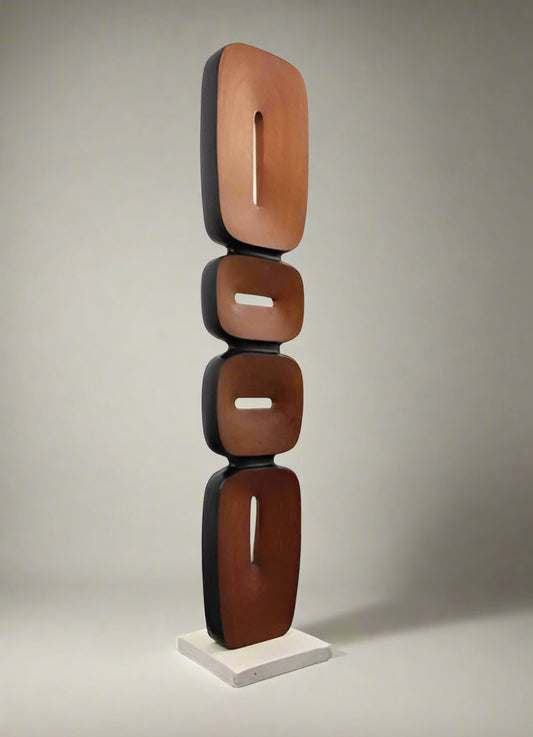 Wabi Sabi Large Metal Sculpture For Living Room (6 Feet)