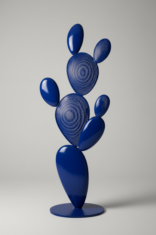 Arido Forma – Blue Cactus Sculpture for living room (5 Feet)