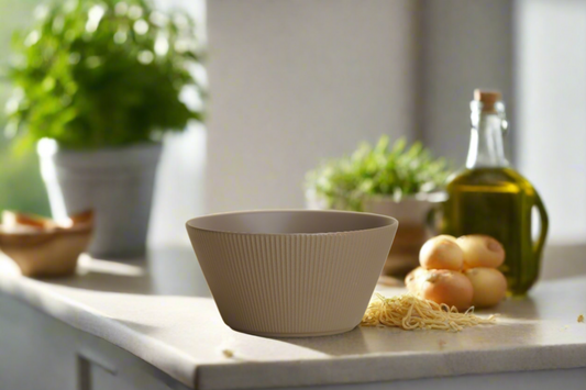 Elysian Brown Ceramic Bowl (Set of 2)