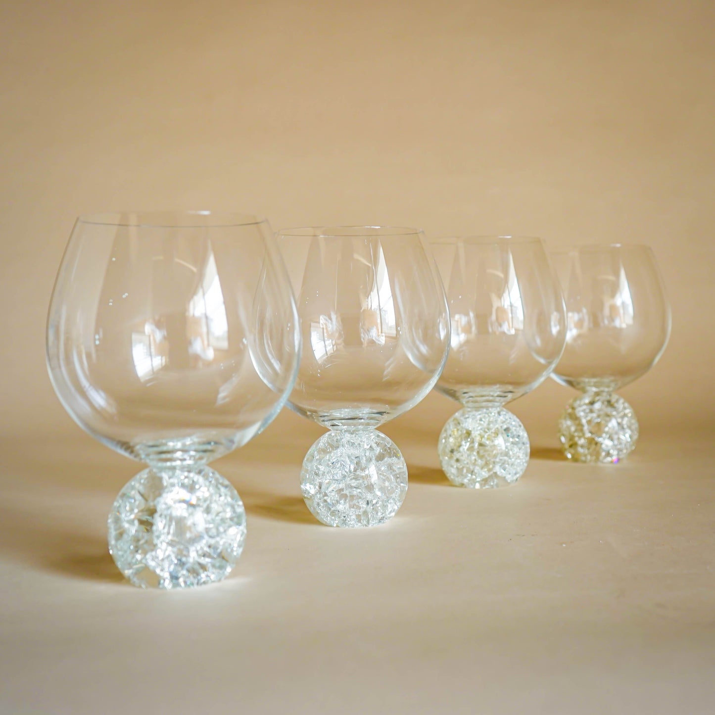 Caleo Home Bar Gin/Beer Goblet Glasses (Set of 4)