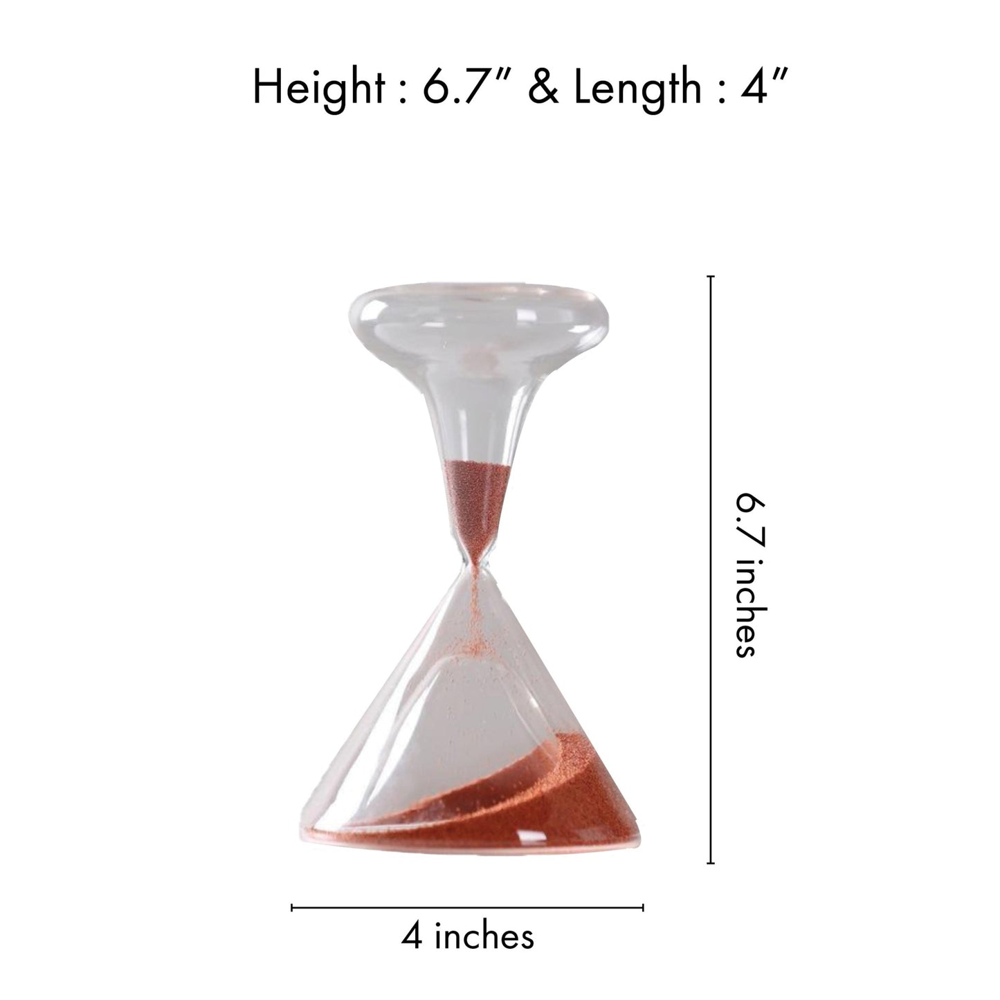 Office Decor Hourglass (ORANGE)