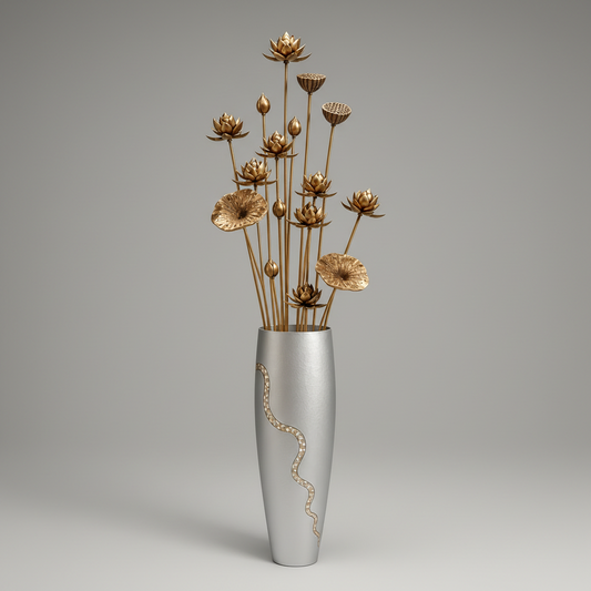 The Lotus Ascend - Tall Floor Standing Sculpture