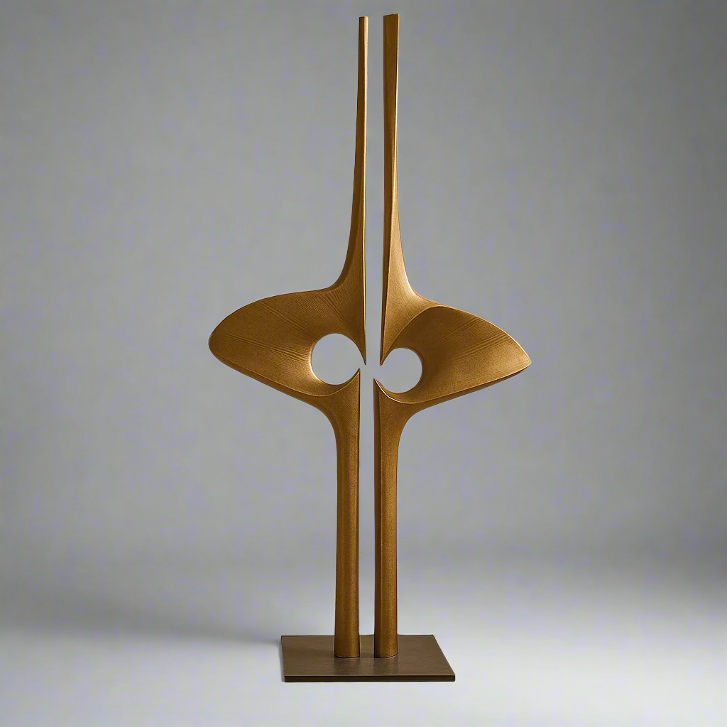 Bellator Abstract Large Metal Sculpture (5 Feet)