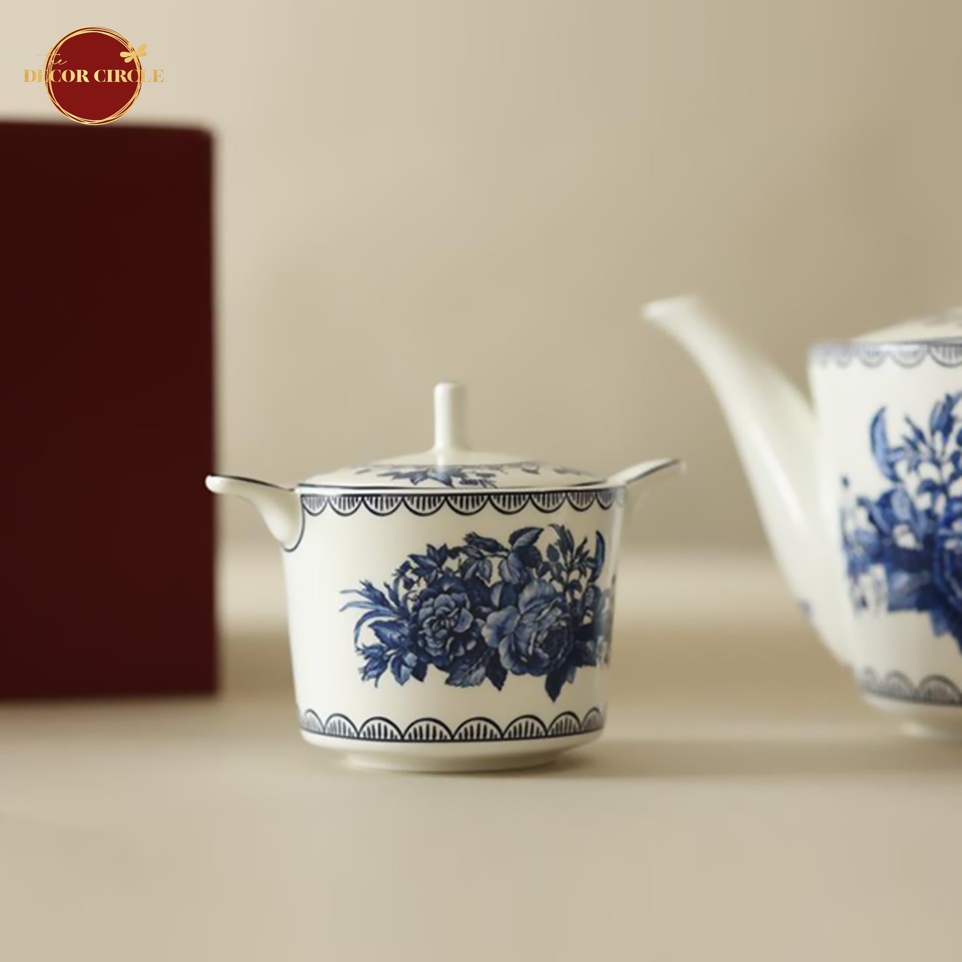 Kheima Blue Paradise Luxury Tea set ( Set of 15 pcs)