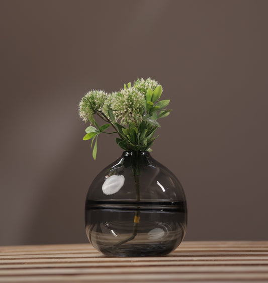 Animus Black Shaded Glass Vase (Small)