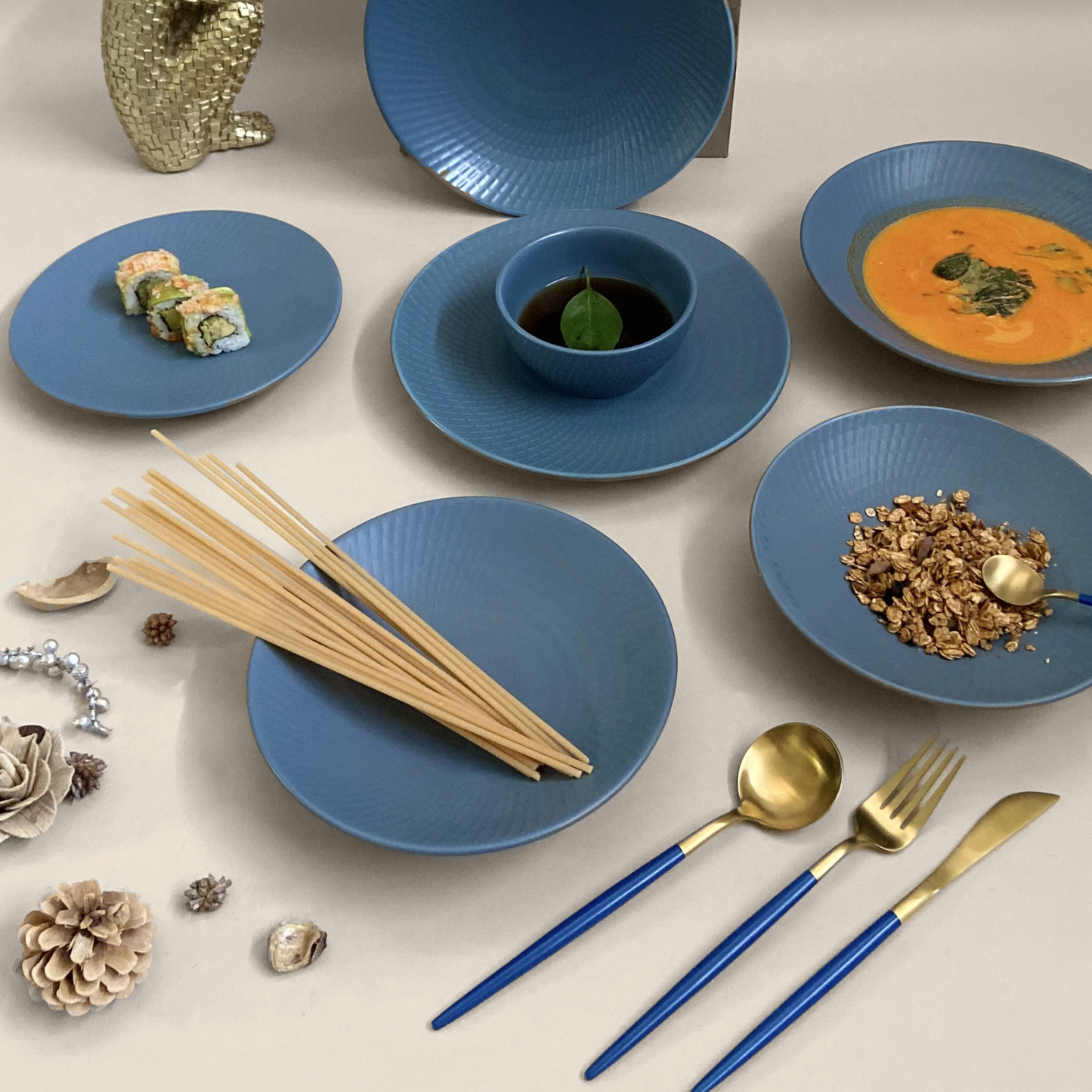 Mangata Blue Ceramic Small Bowl