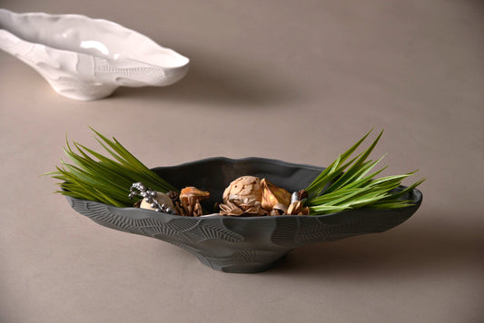 Marmor Porcelain Grey Table Vase