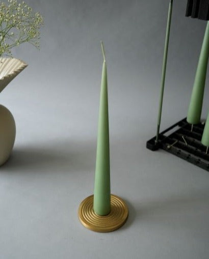 Eucalyptus Green Cone candle (34 cm)