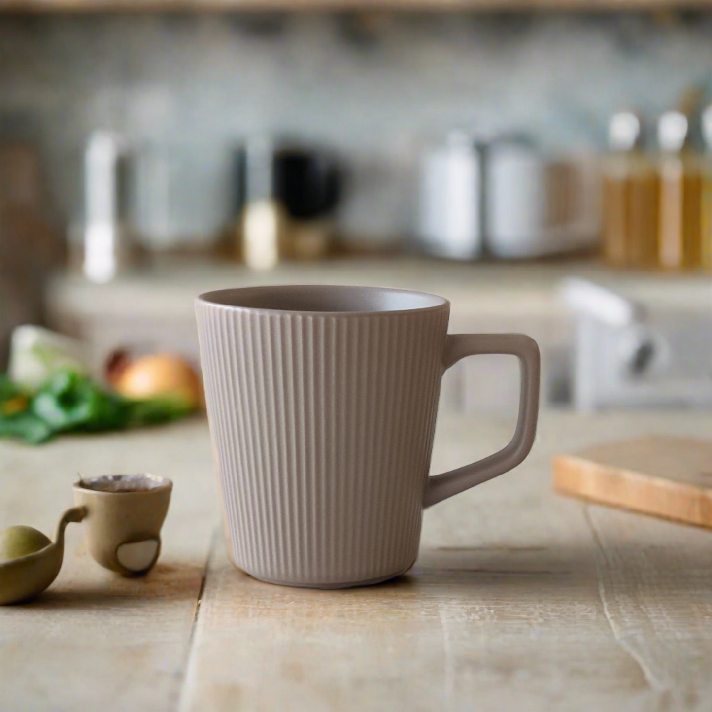 Elysian Light Brown Coffee Mug