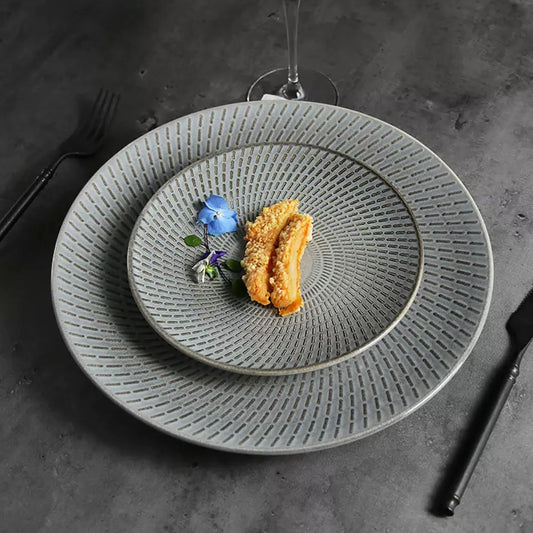 Mangata Grey Dinner Plate (Set of 4)