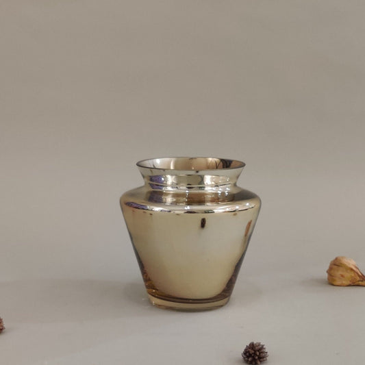 Viridis Gold Flower Pot Vase