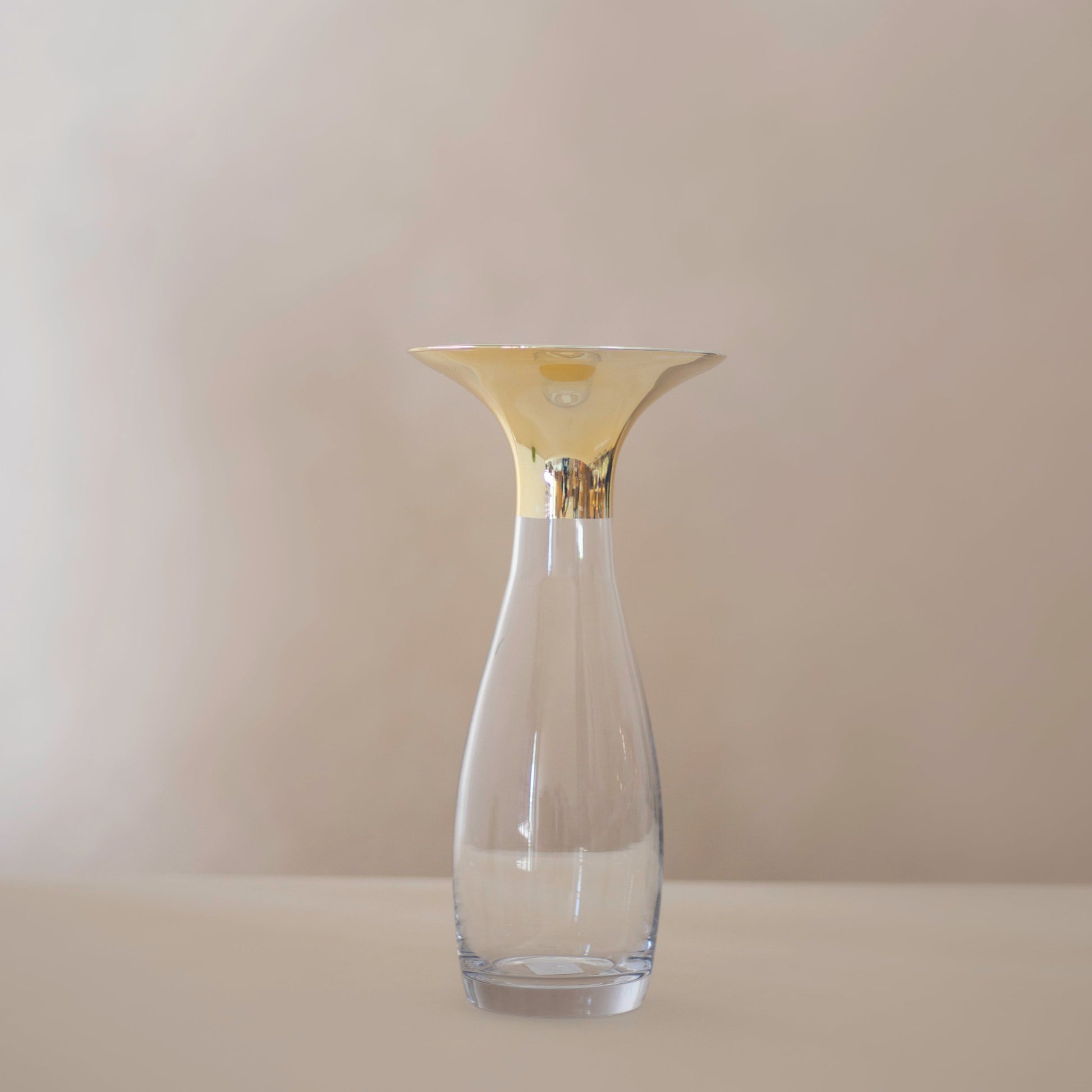 Laetus Golden Glass Vase (Medium)