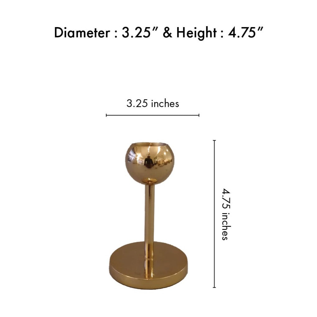 Glossy Candle Stand for Taper Candles