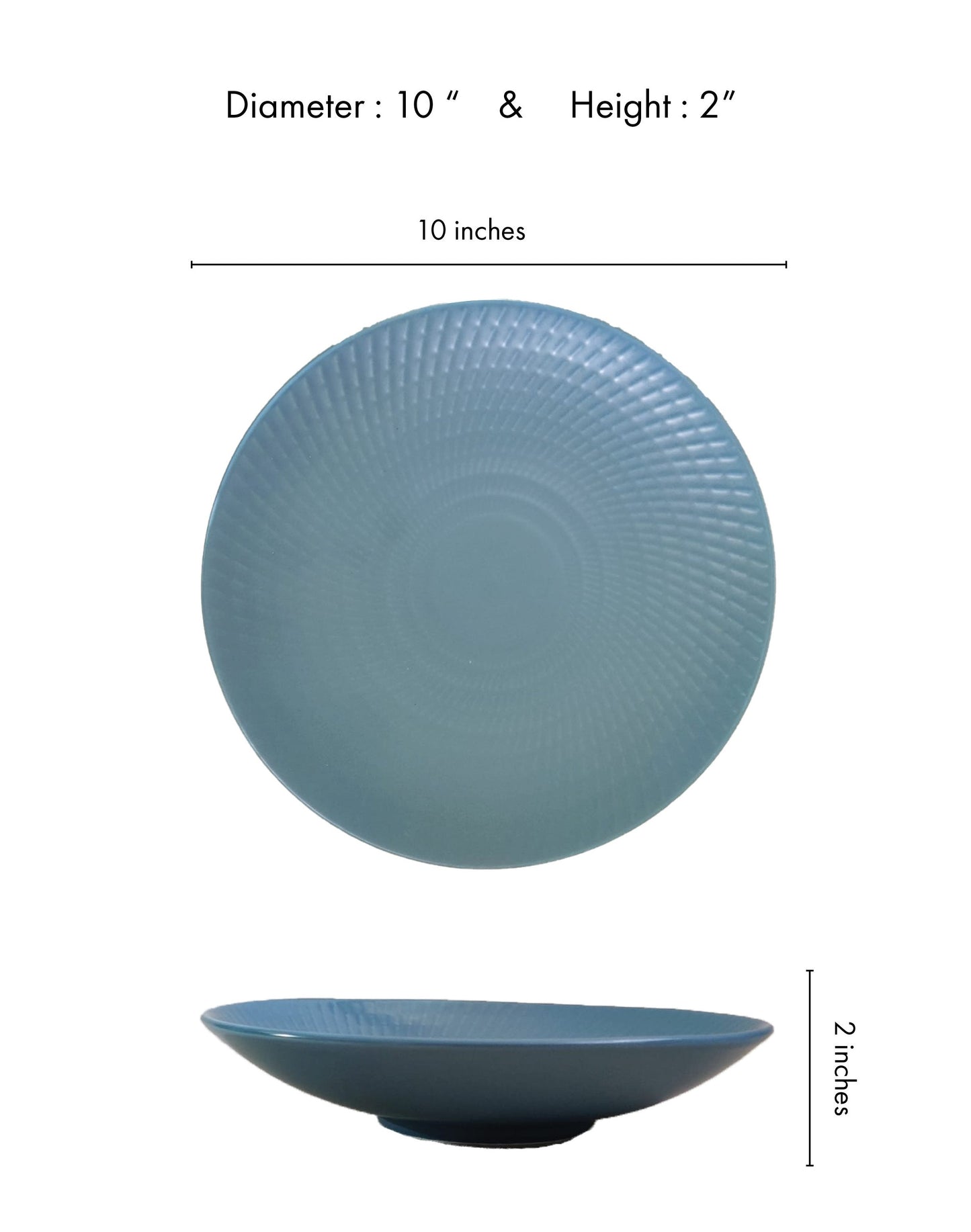 Mangata Blue Modern Dinnerset (Set of 16 Pcs)