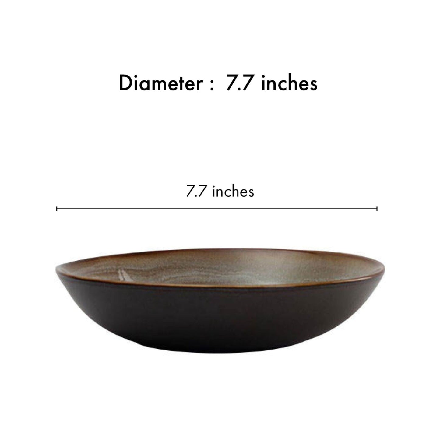 Marmor Earthy Deep dish Dinner Set (Set of 14 pcs)