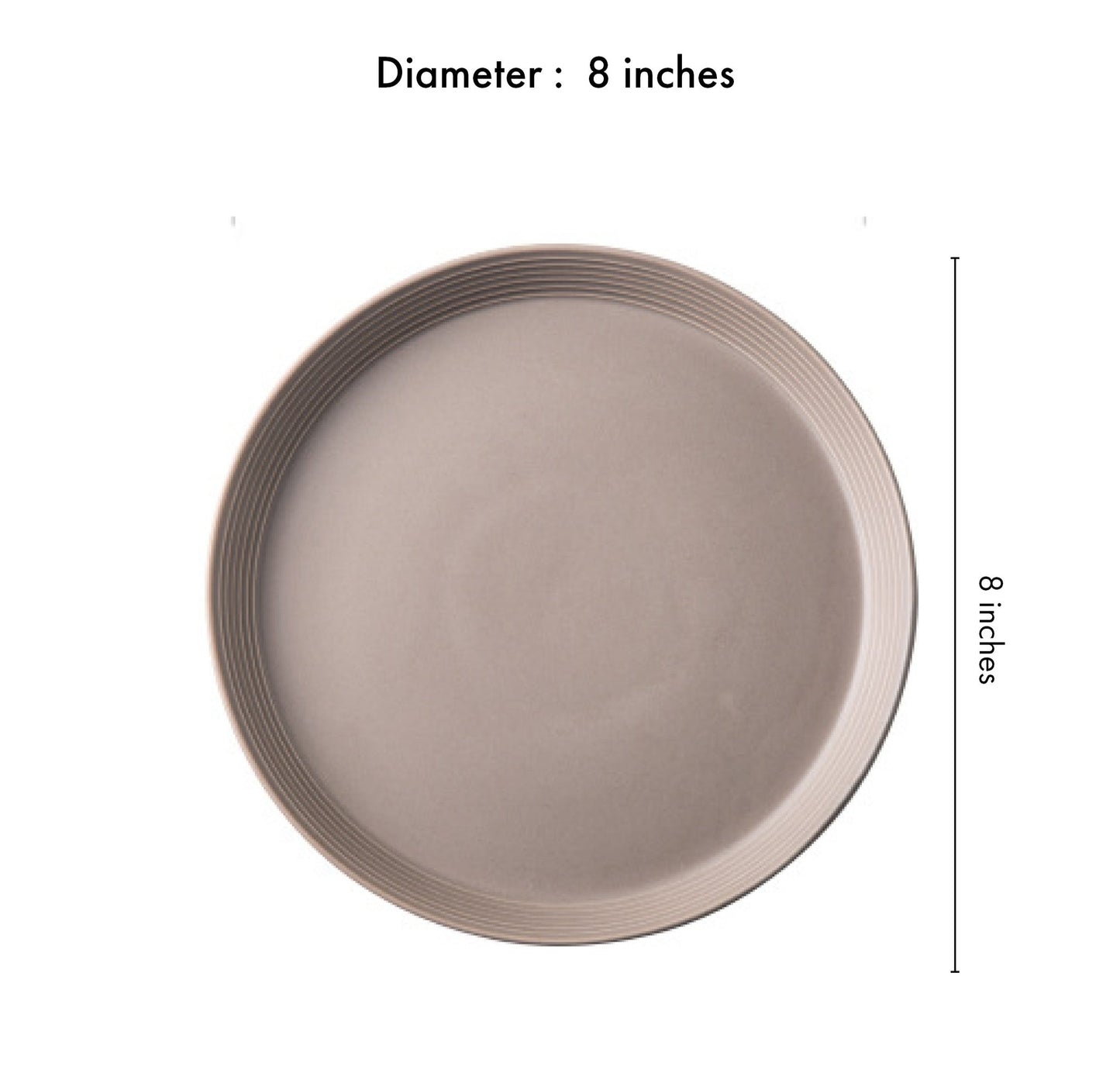Elysian Beige Deep Starter plate